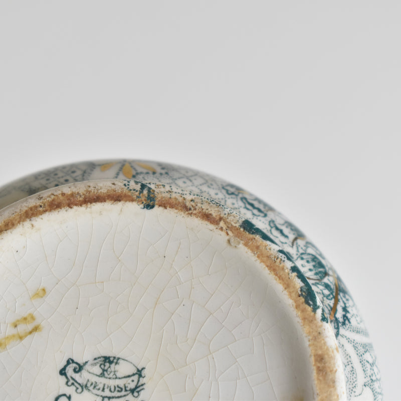 Antique Pitcher, Creil et Montereau, Lily of the Valley