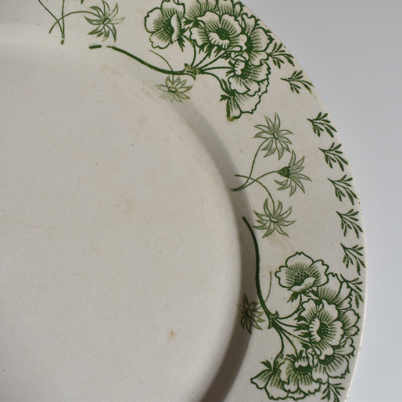 Antique Plate, U&C Sarreguemines, Palmyre B