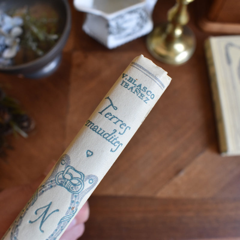 Vintage book V.Blasco Ibanez Terres maudites