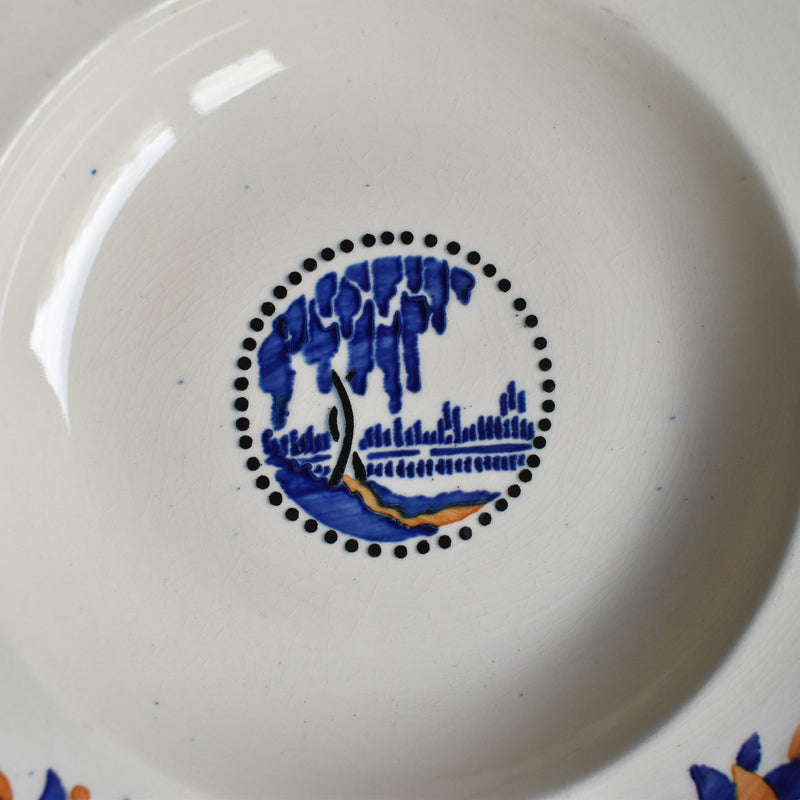Antique deep plate, Ron Wy, Trianon B