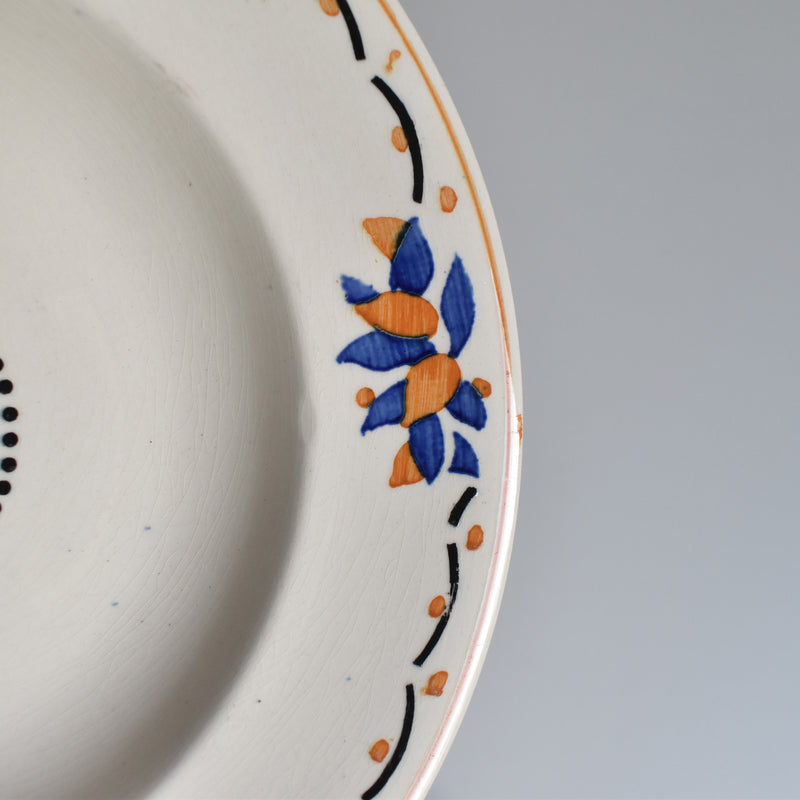 Antique deep plate, Ron Wy, Trianon B