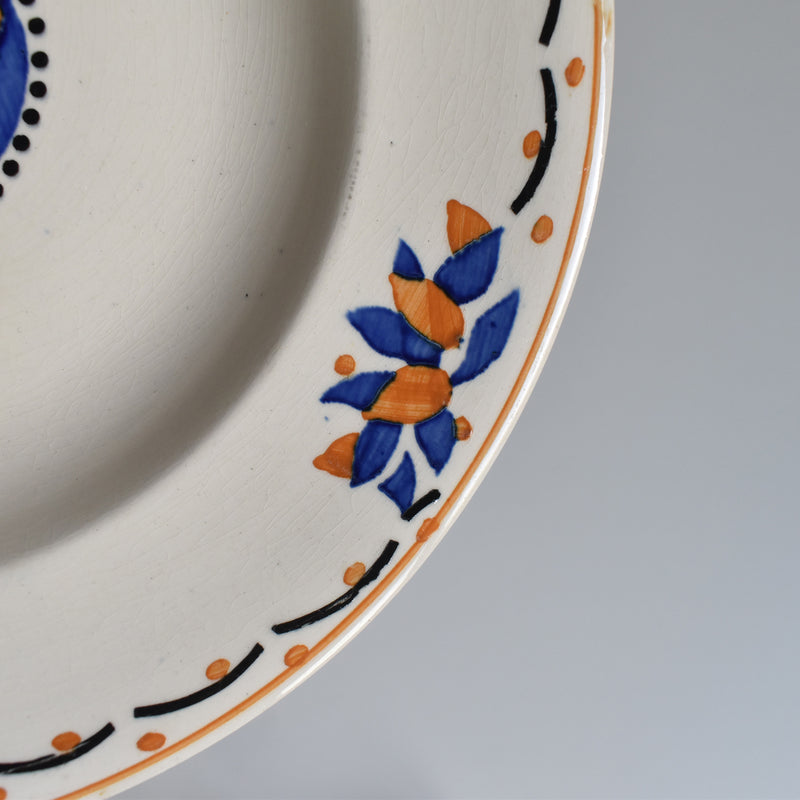 Antique deep plate, Ron Wy, Trianon B