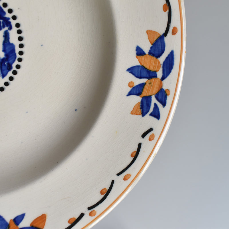 Antique deep plate, Ron Wy, Trianon B