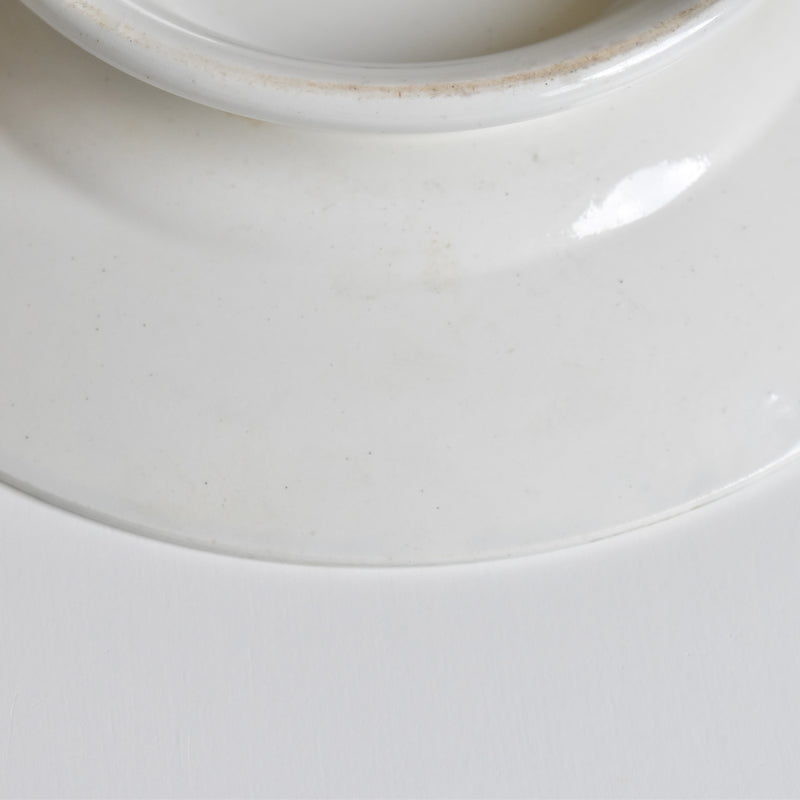 Vintage stemmed plate, Saint-Amand Nizon