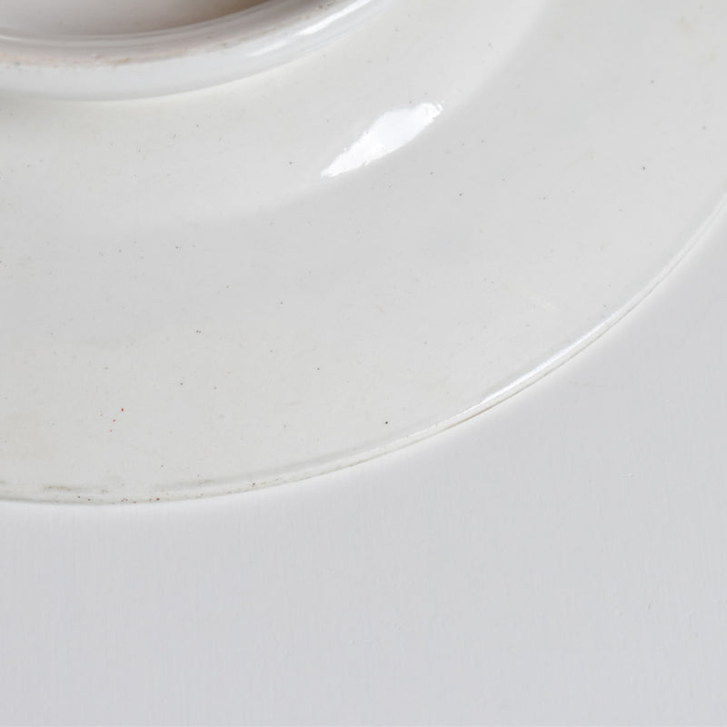 Vintage stemmed plate, Saint-Amand Nizon