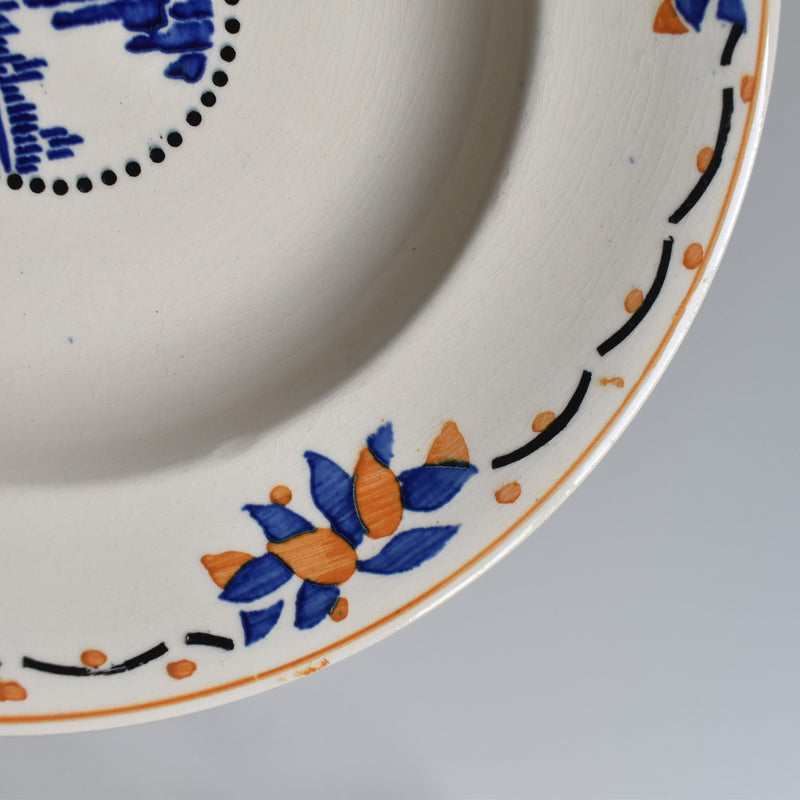 Antique deep plate, Ron Wy, Trianon B