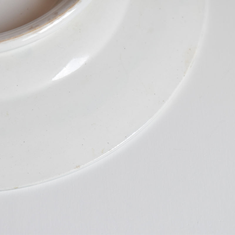 Vintage stemmed plate, Saint-Amand Nizon