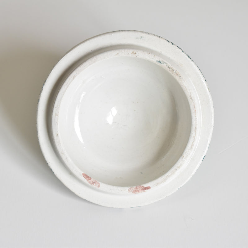 Antique Sugar Pot, Creil et Montereau, Muguet (Lily of the Valley)