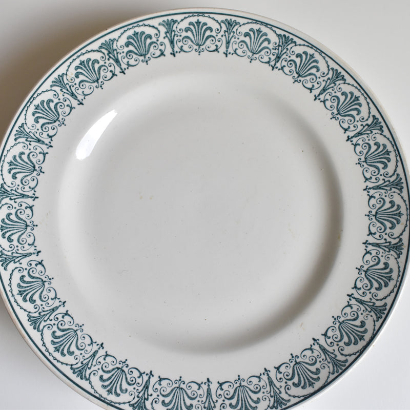 Vintage stemmed plate, Saint-Amand Nizon