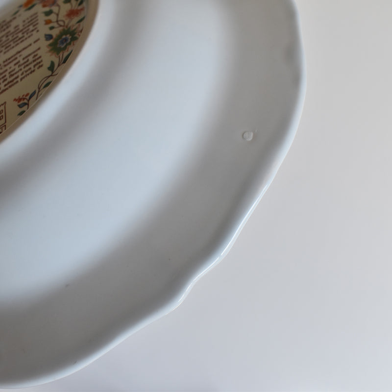 Vintage Deep Plate Gien Rouen Au Sainfoin A