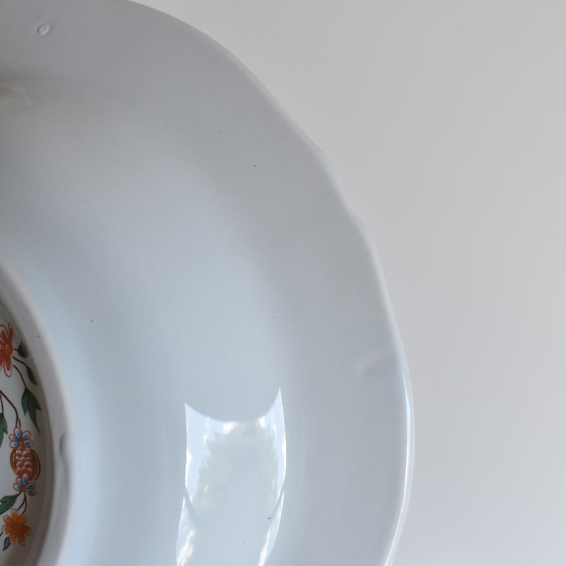 Vintage Deep Plate Gien Rouen Au Sainfoin A