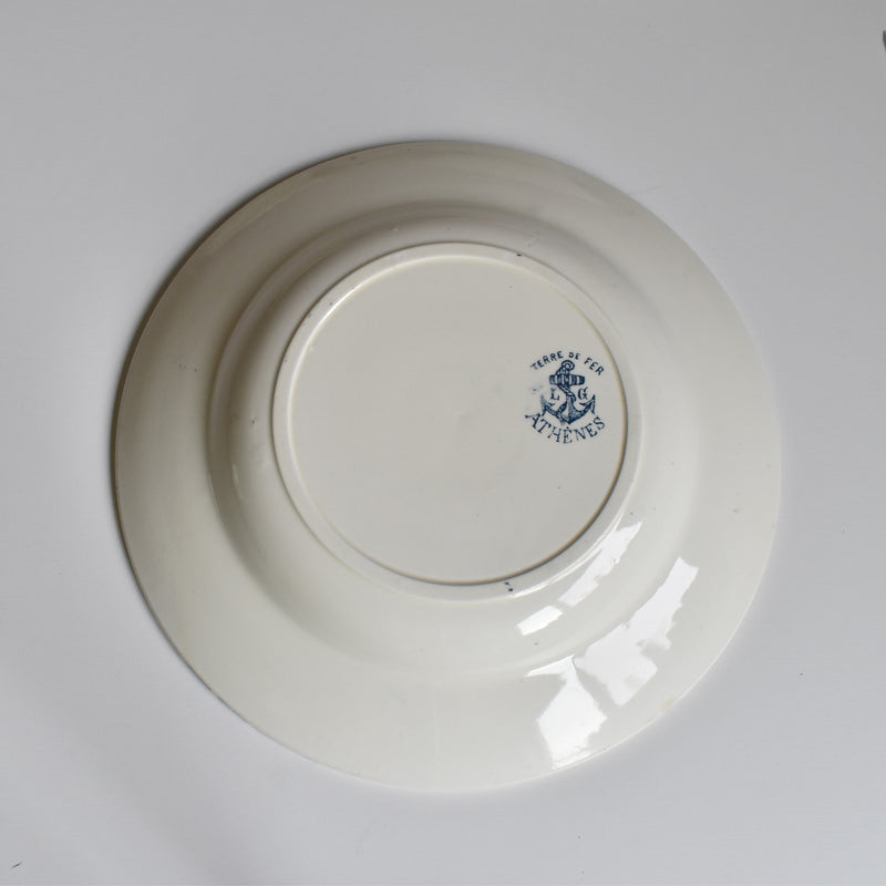 Antique Deep Plate, LG Clairefontaine Athénes A