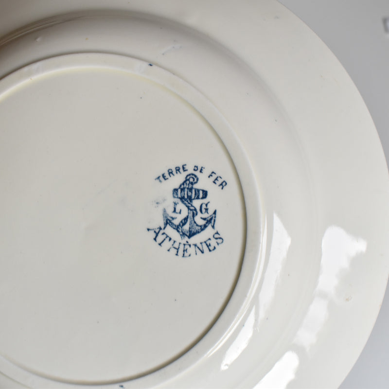Antique Deep Plate, LG Clairefontaine Athénes A