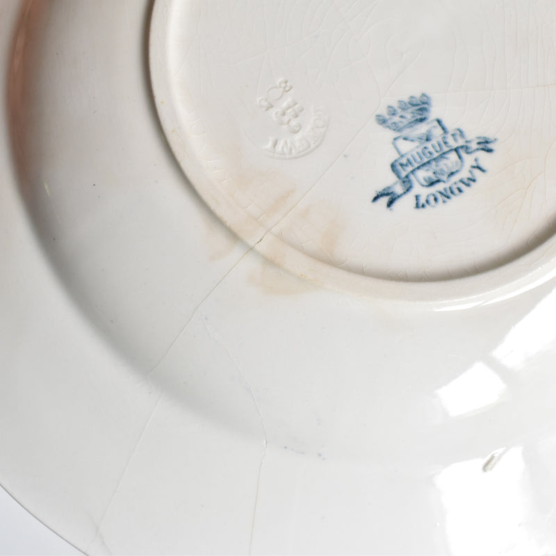 Antique Deep Plate, Ron Ui Muguet (Lily of the Valley)