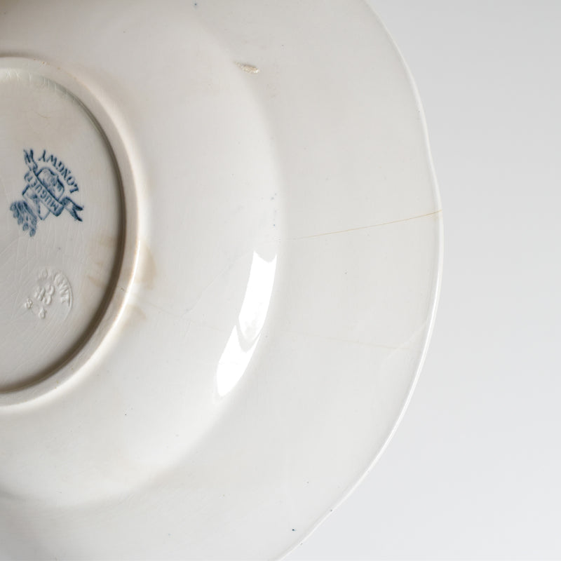 Antique Deep Plate, Ron Ui Muguet (Lily of the Valley)