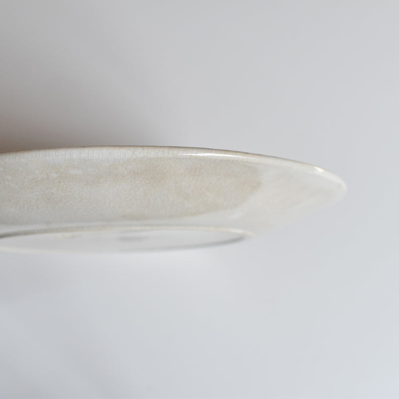 Antique Dessert Plate Sarreguemines Opaque de Sarreguemines I