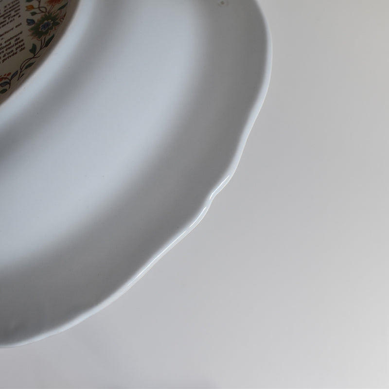 Vintage Deep Plate Gien Rouen Au Sainfoin B