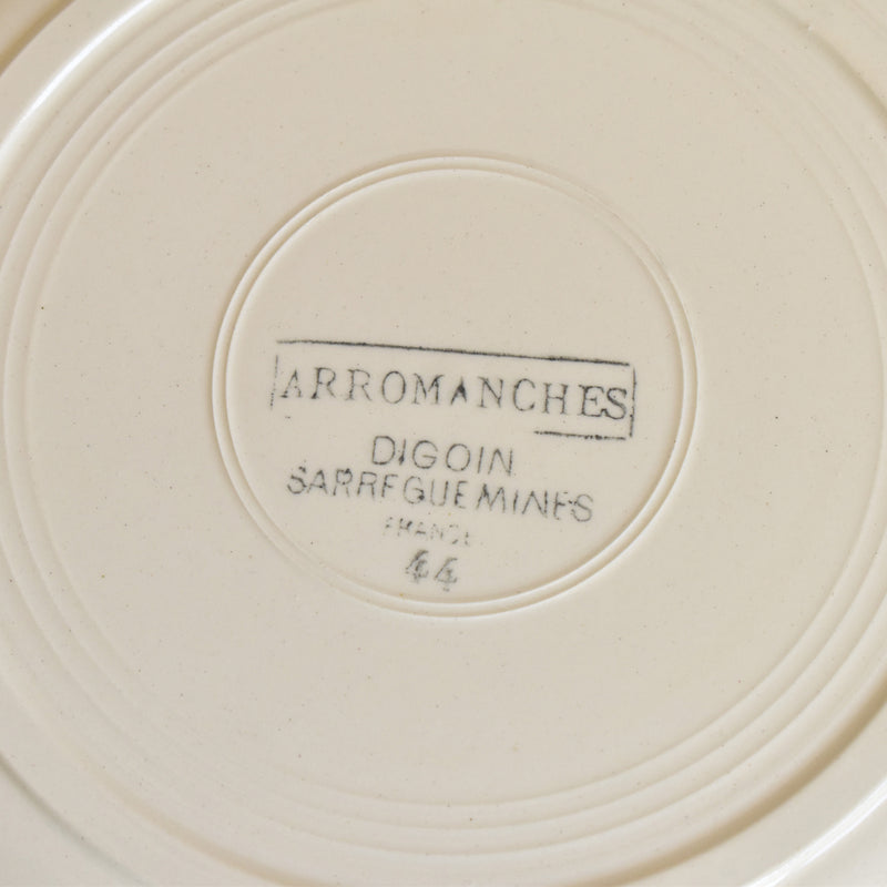 （予約済み商品）ヴィンテージデザートプレート　ディゴワン＆サルグミンヌ　Arromanches