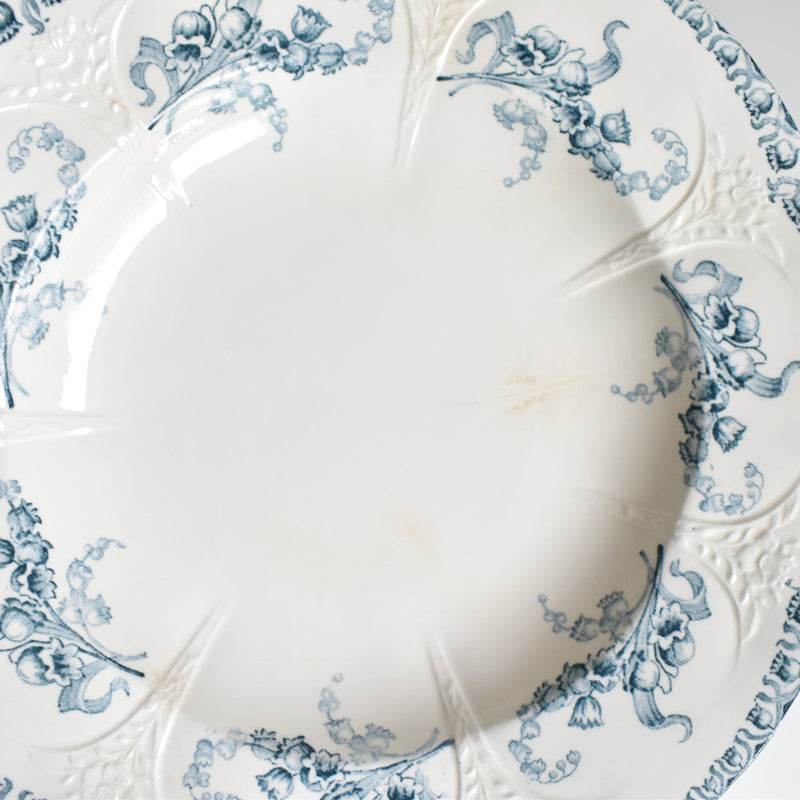 Antique Deep Plate, Ron Ui Muguet (Lily of the Valley)
