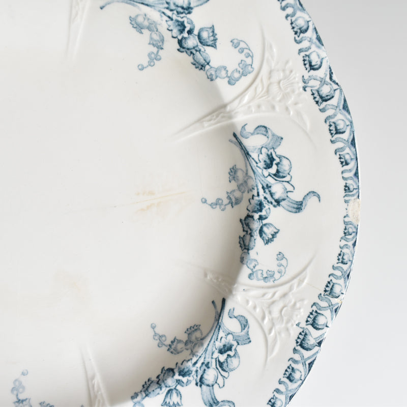Antique Deep Plate, Ron Ui Muguet (Lily of the Valley)
