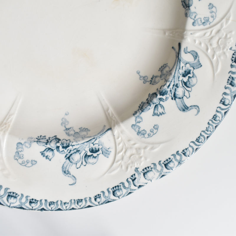 Antique Deep Plate, Ron Ui Muguet (Lily of the Valley)