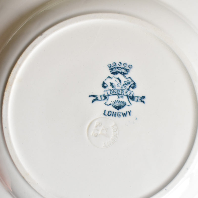 Antique Deep Plate Ronui Londres