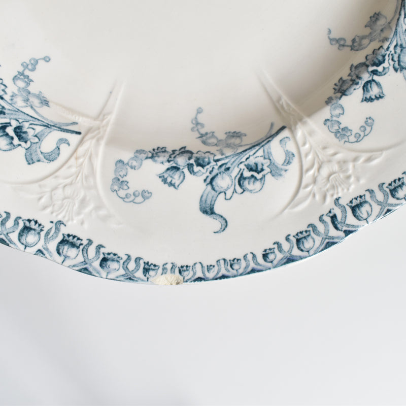 Antique Deep Plate, Ron Ui Muguet (Lily of the Valley)