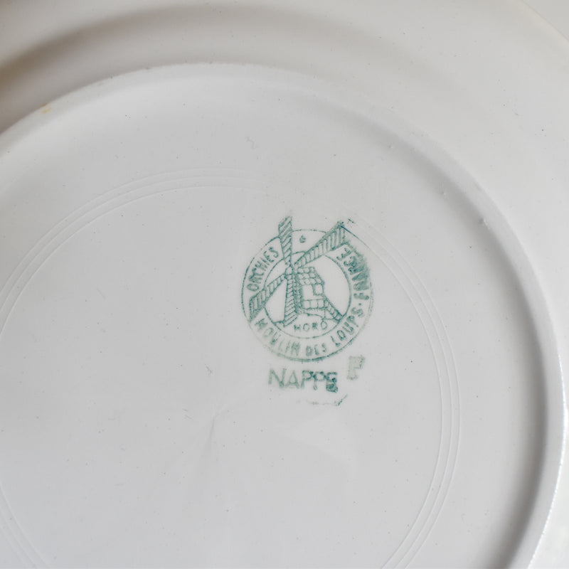 Vintage Plate Orci Moulin des Loups Nappe A