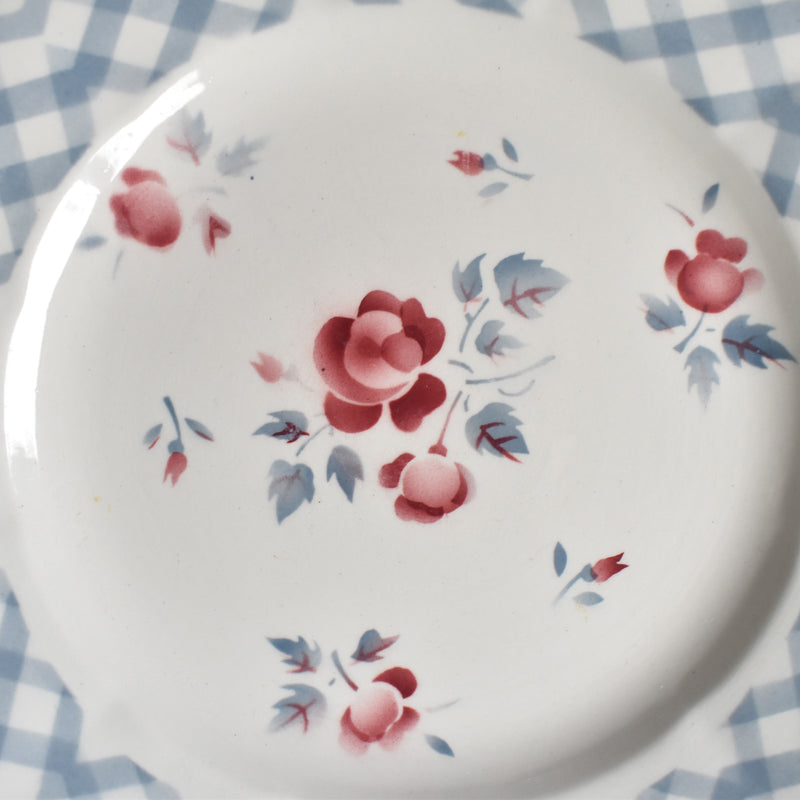 Vintage Dessert Plate, Digoin & Sarreguemines, "Bastia A"