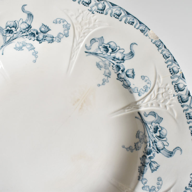 Antique Deep Plate, Ron Ui Muguet (Lily of the Valley)