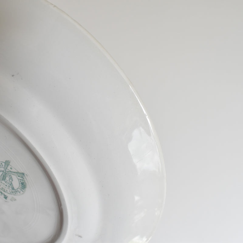 Vintage Plate Orci Moulin des Loups Nappe A