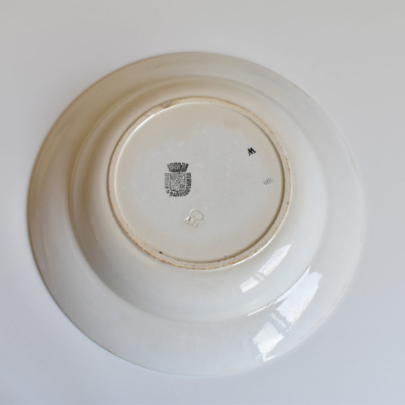 Vintage Deep Plate Digoin & Sarreguemines 1370