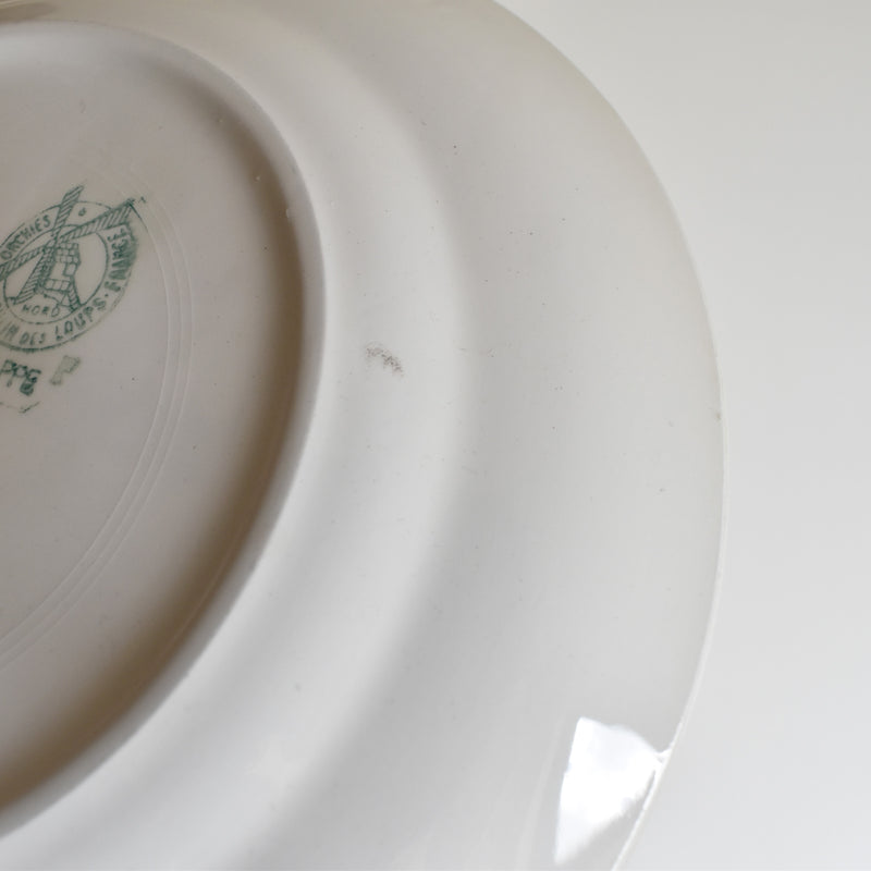 Vintage Plate Orci Moulin des Loups Nappe A