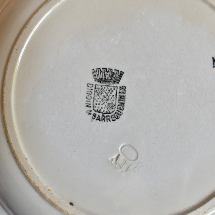ヴィンテージ深い大皿 デイゴワン＆サルグミンヌ 1370