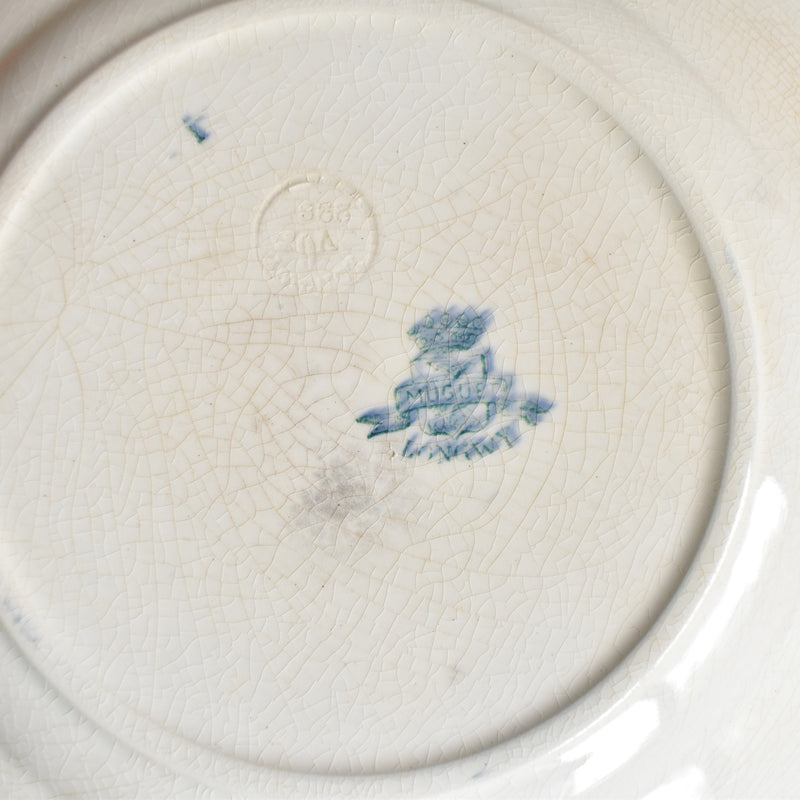 Antique Dessert Plate - Longwy Muguet (Lily of the Valley) A