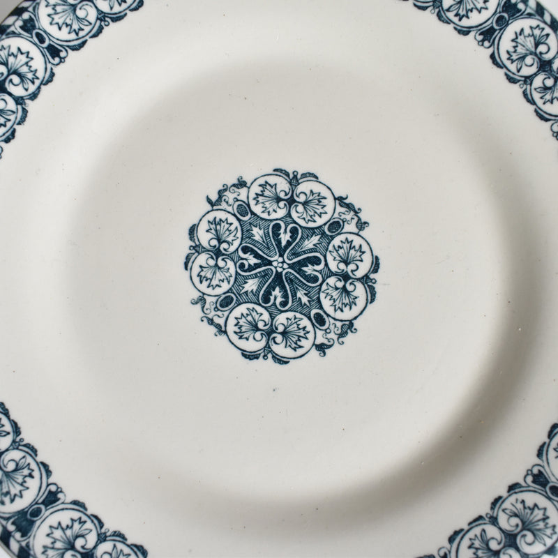 Antique plate TERRE DE FER Paris A
