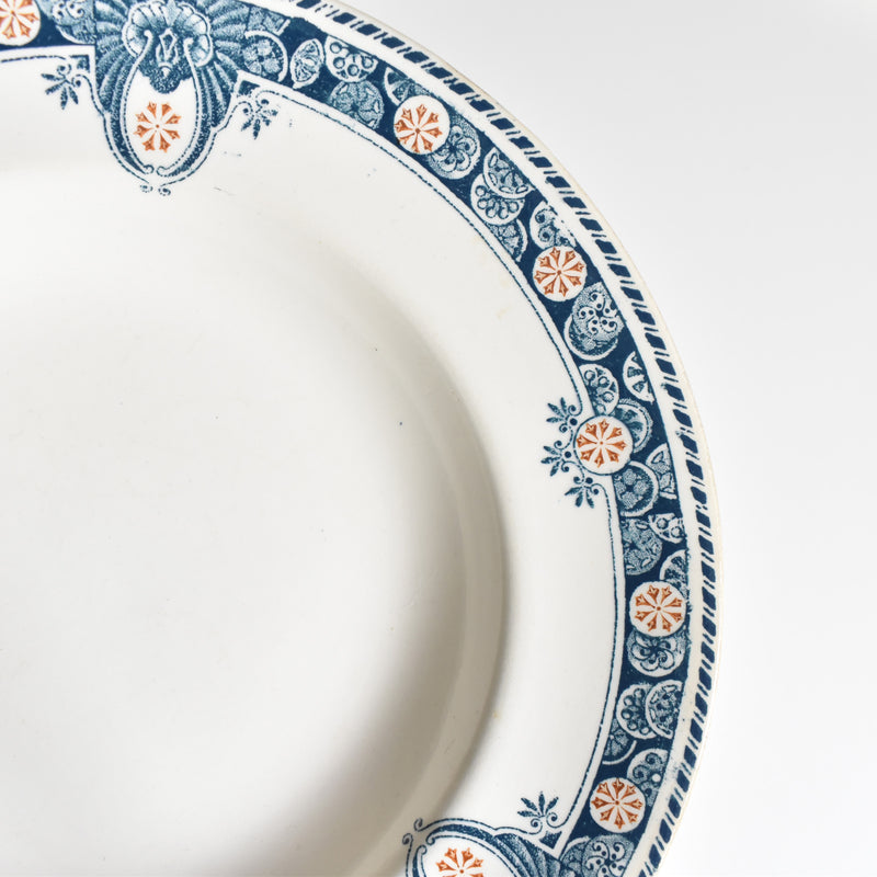 Antique Deep Plate Ronui Londres