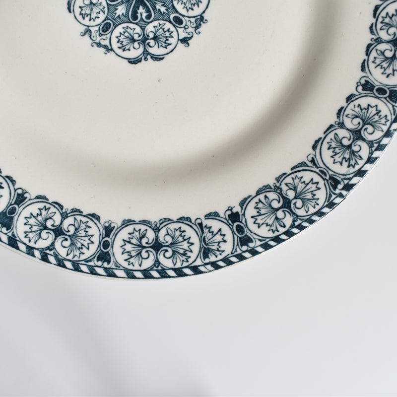Antique plate TERRE DE FER Paris A