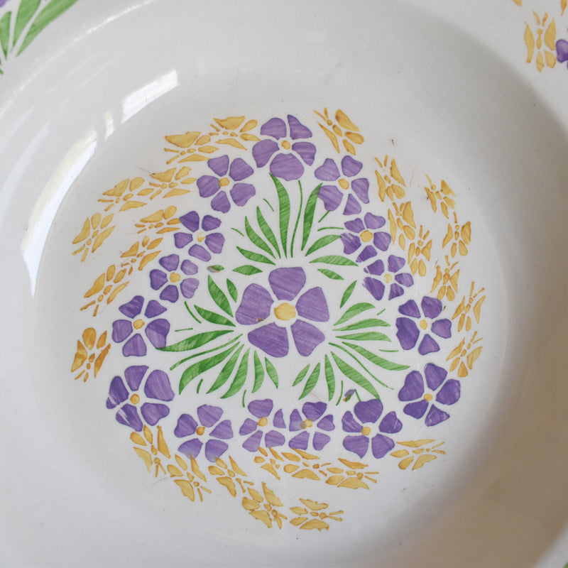 Vintage Deep Plate Digoin & Sarreguemines 1370