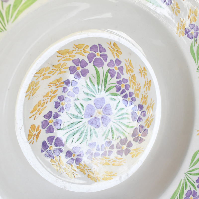 Vintage Deep Plate Digoin & Sarreguemines 1370
