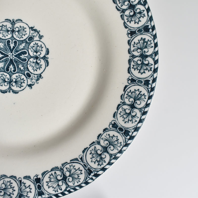 Antique plate TERRE DE FER Paris A