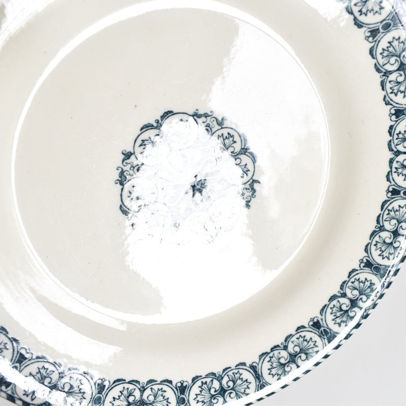Antique plate TERRE DE FER Paris A