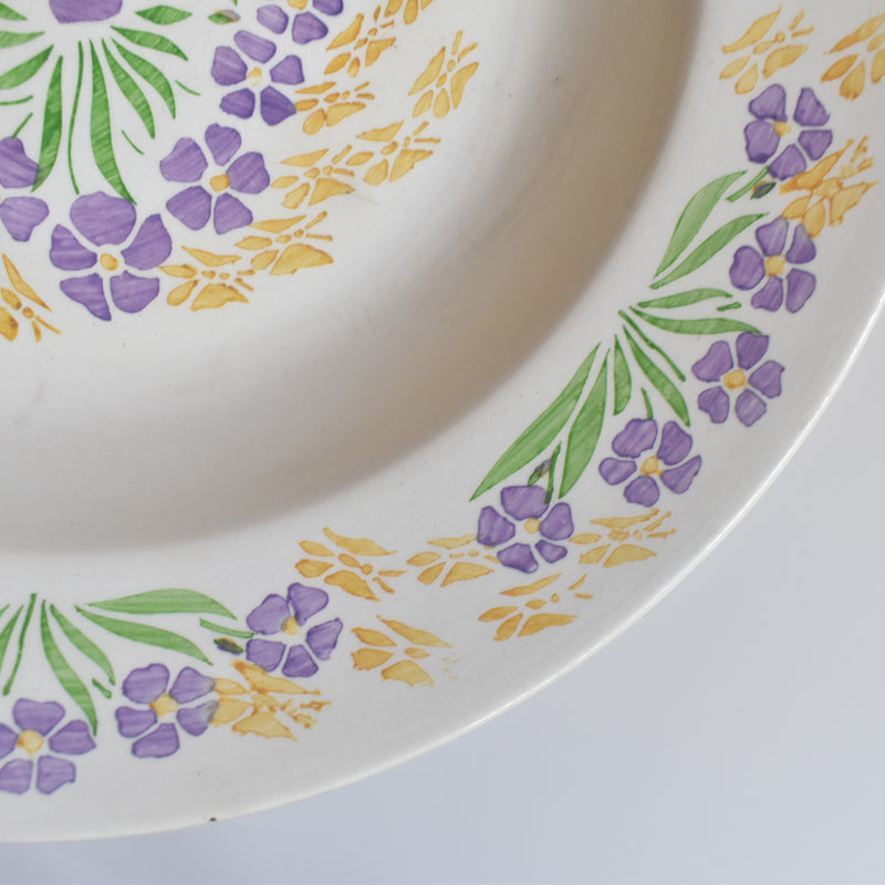 Vintage Deep Plate Digoin & Sarreguemines 1370