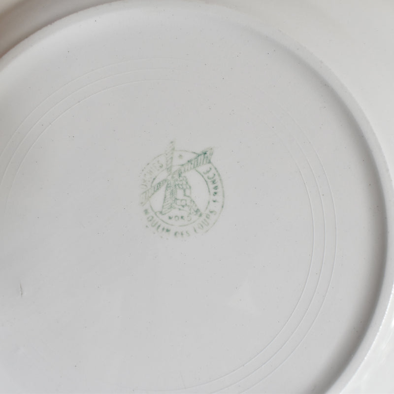 Vintage Plate Orsy Moulin des Loups Nappe B
