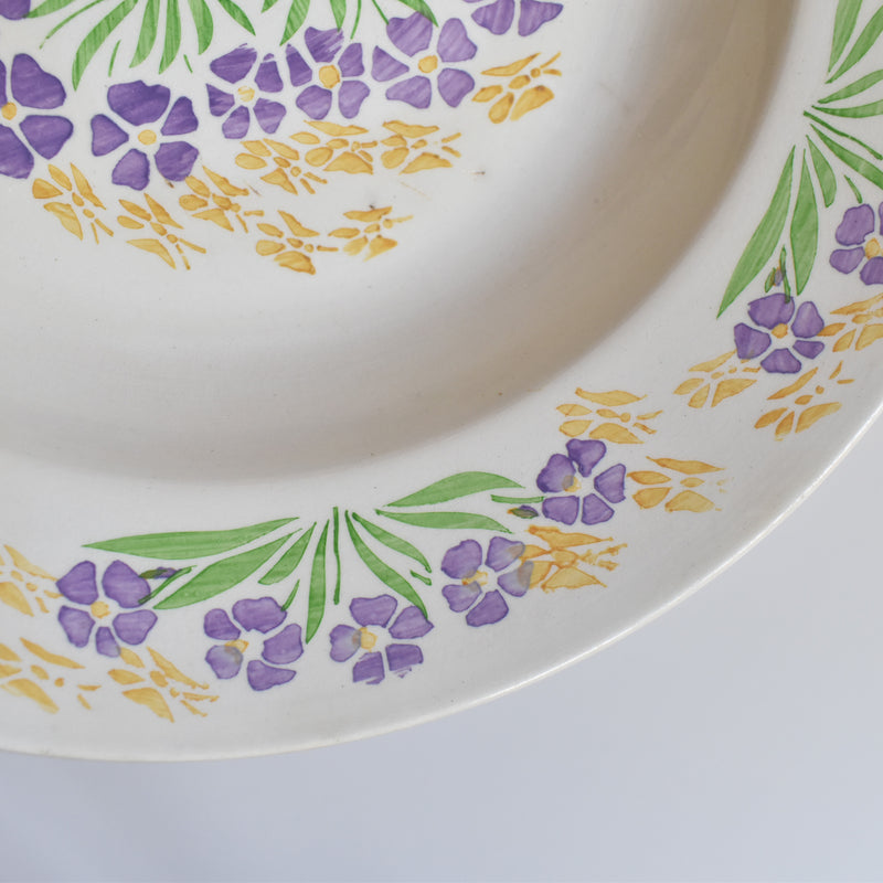 Vintage Deep Plate Digoin & Sarreguemines 1370