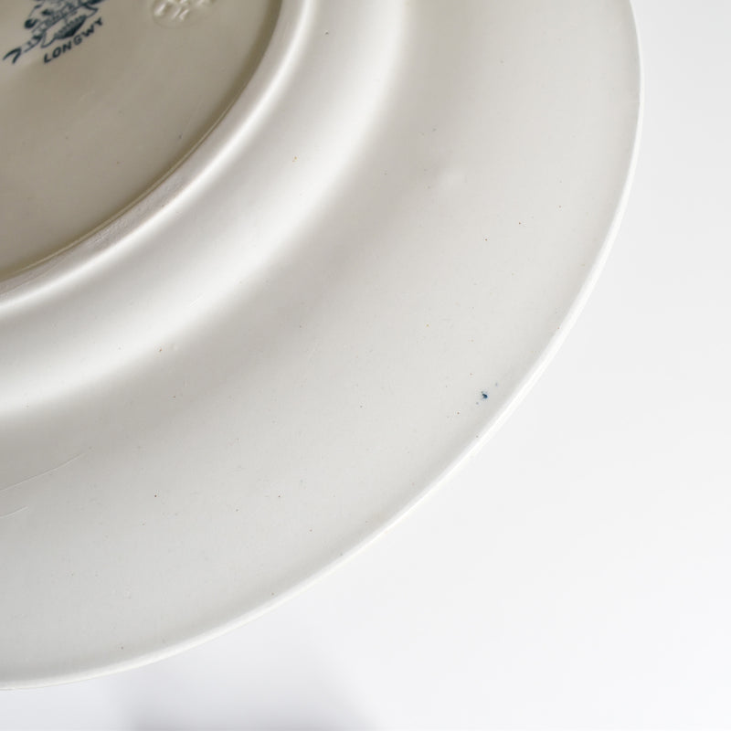 Antique Plate Longwy Londres A