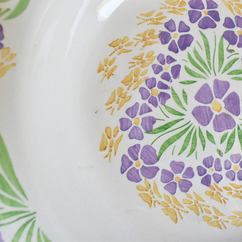 Vintage Deep Plate Digoin & Sarreguemines 1370