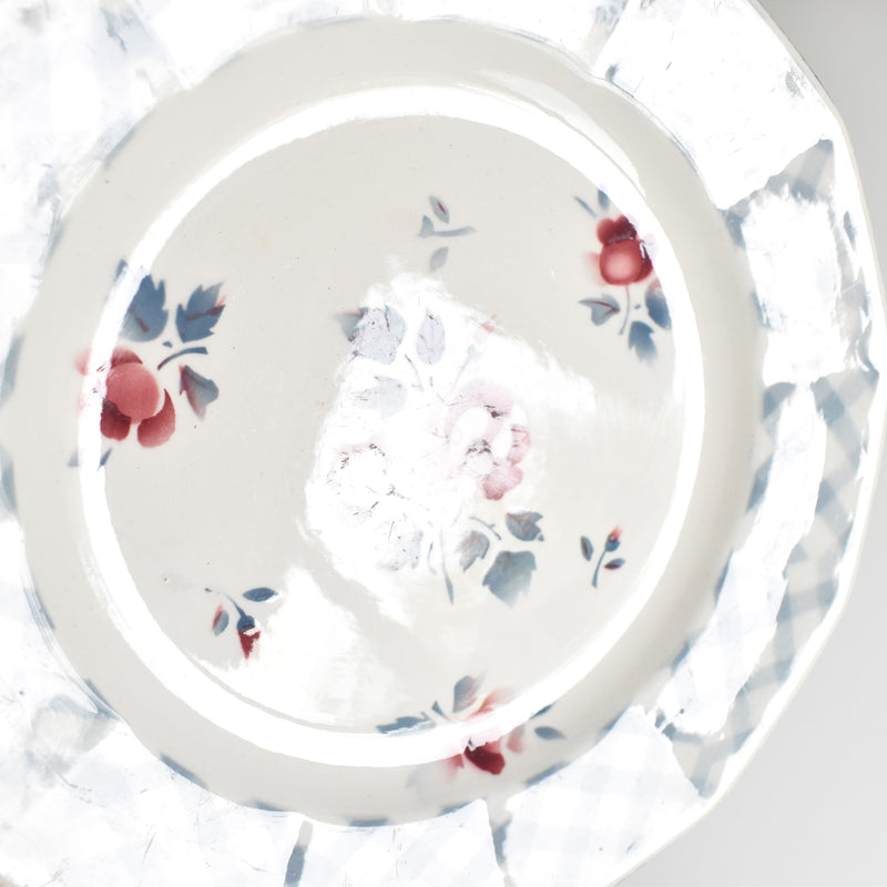 Vintage dessert plate Digoin & Sarreguemines Bastia B