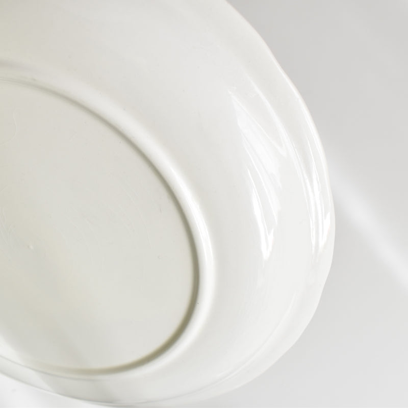Vintage Plate: Digoin & Sarreguemines White Relief D