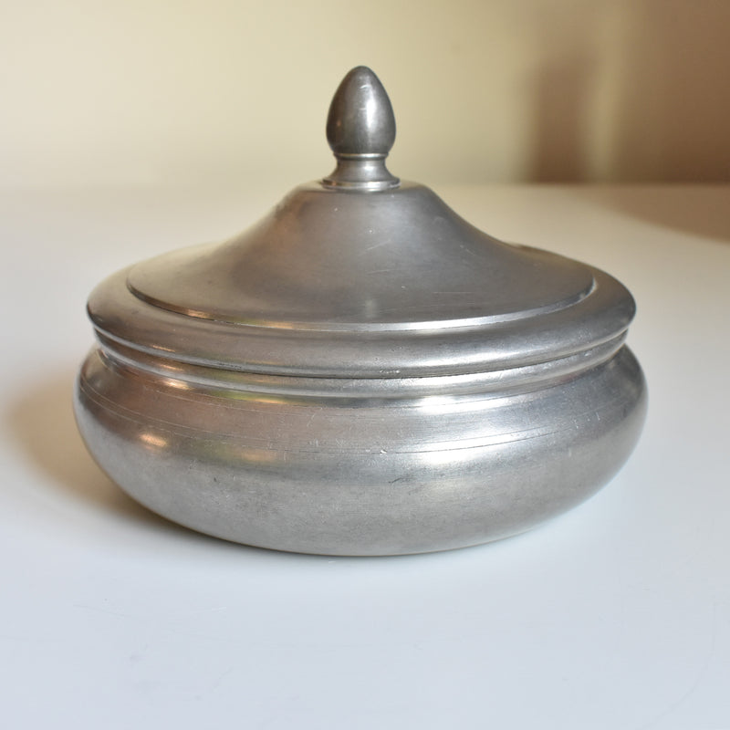 Vintage Pewter Bonbonnière